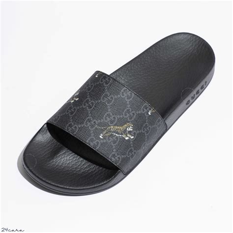 cheap gucci tiger slides|gucci tiger slide goat.